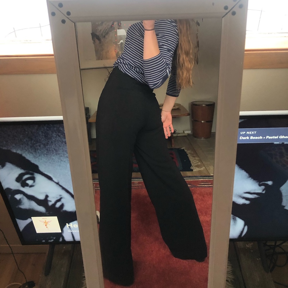 H&M High-Waisted Pleated Pants
